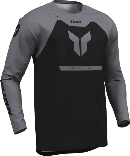 THOR Ridemode Menace crossshirt – Zwart/Grijs