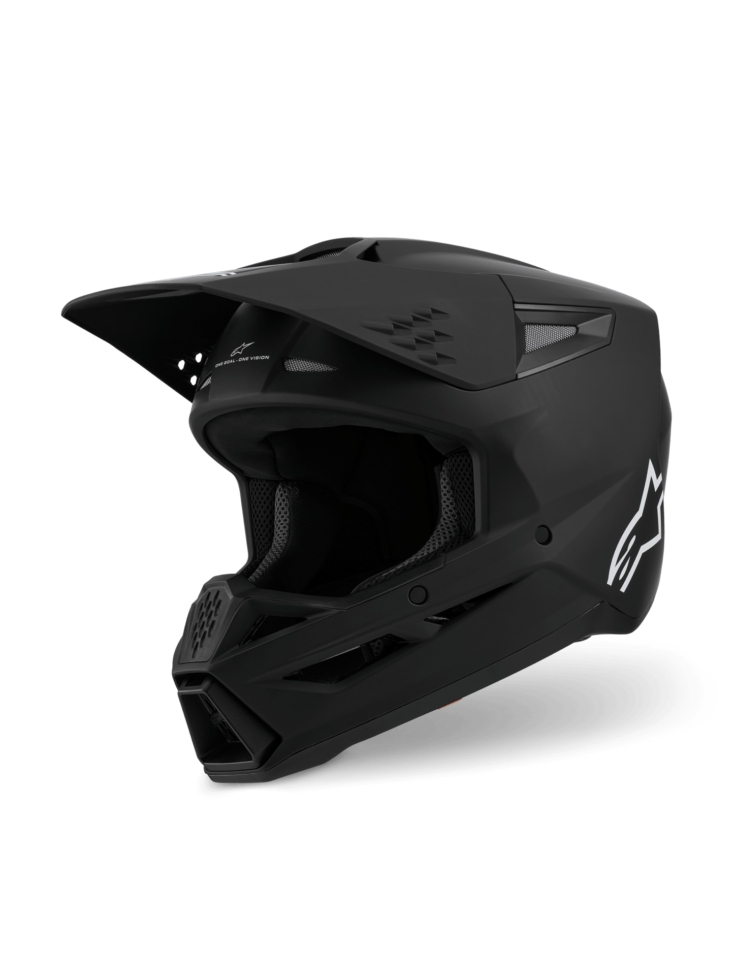 Alpinestars S - M3 Solid Motorhelm ECE 22.06 Zwart Mat - MxProStoreParts
