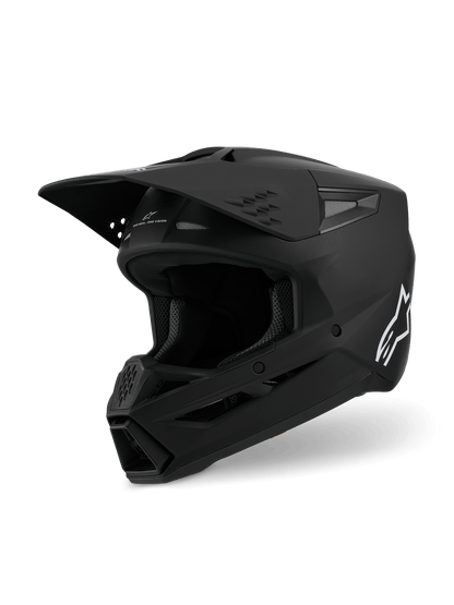 Alpinestars S - M3 Solid Motorhelm ECE 22.06 Zwart Mat - MxProStoreParts