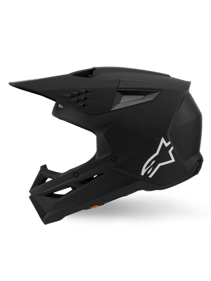 Alpinestars S - M3 Solid Motorhelm ECE 22.06 Zwart Mat - MxProStoreParts