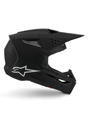 Alpinestars S-M3 Solid Motorradhelm ECE 22.06 Schwarz Matt