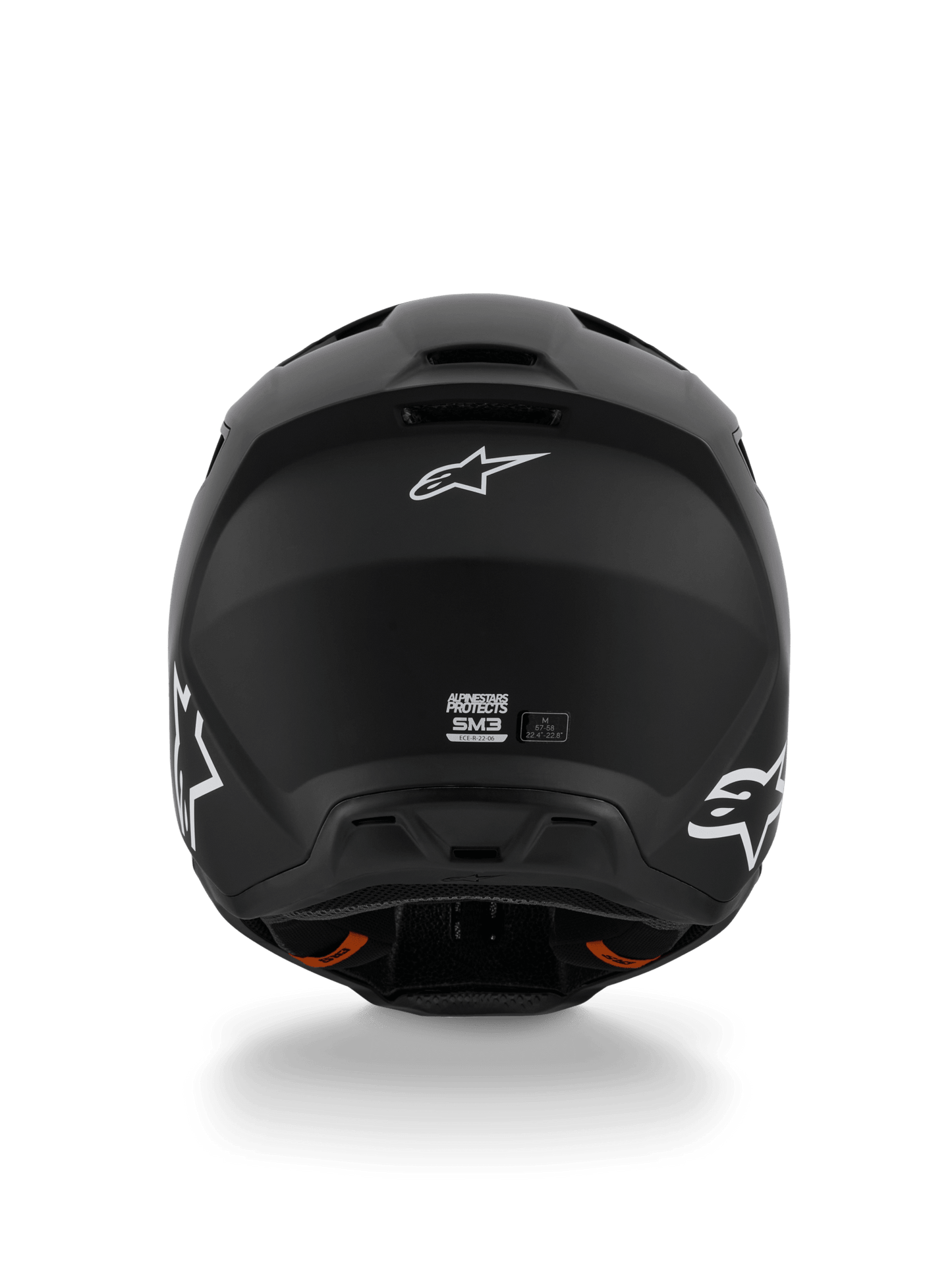 Alpinestars S - M3 Solid Motorhelm ECE 22.06 Zwart Mat - MxProStoreParts