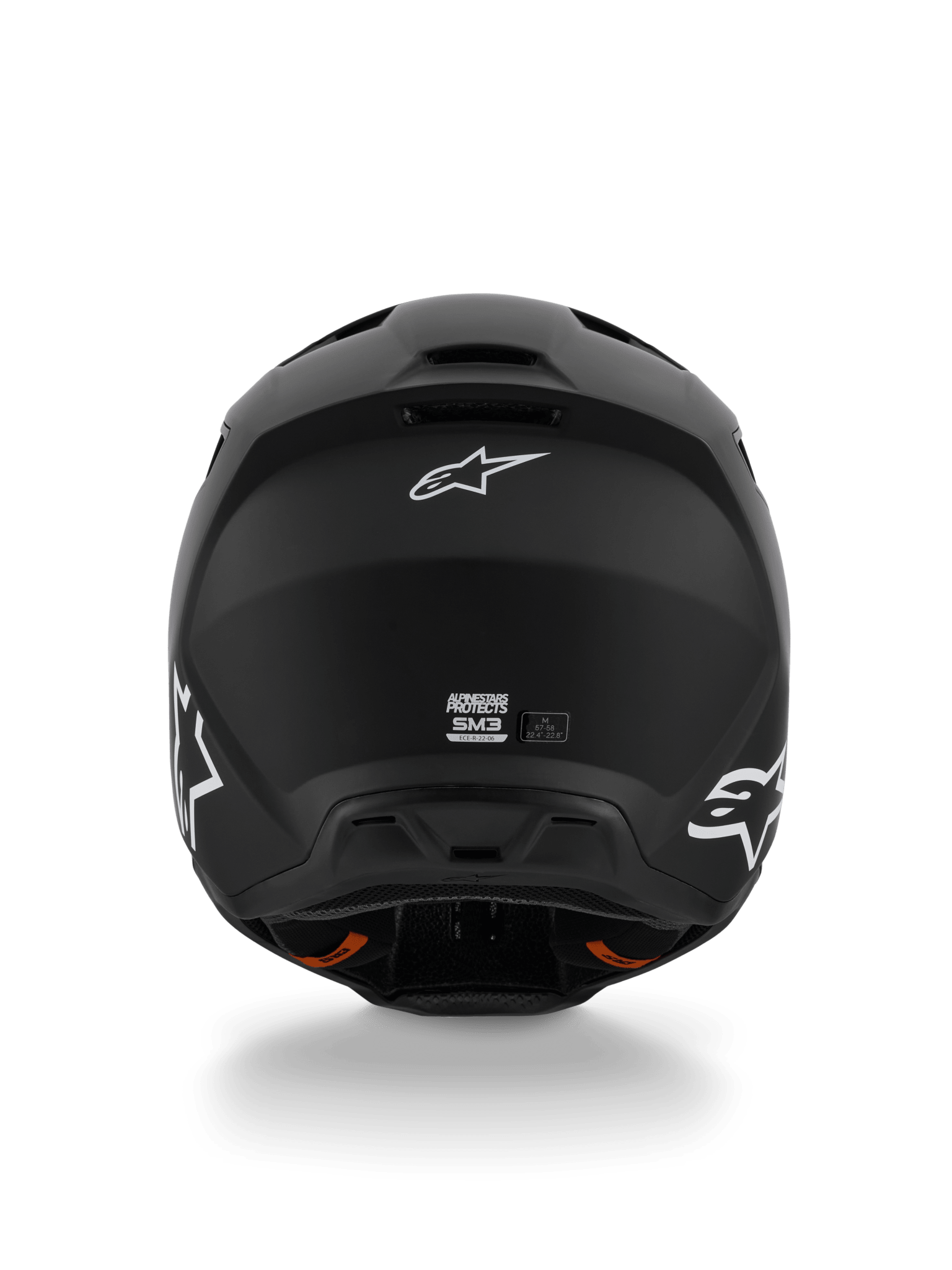 Alpinestars S - M3 Solid Motorhelm ECE 22.06 Zwart Mat - MxProStoreParts