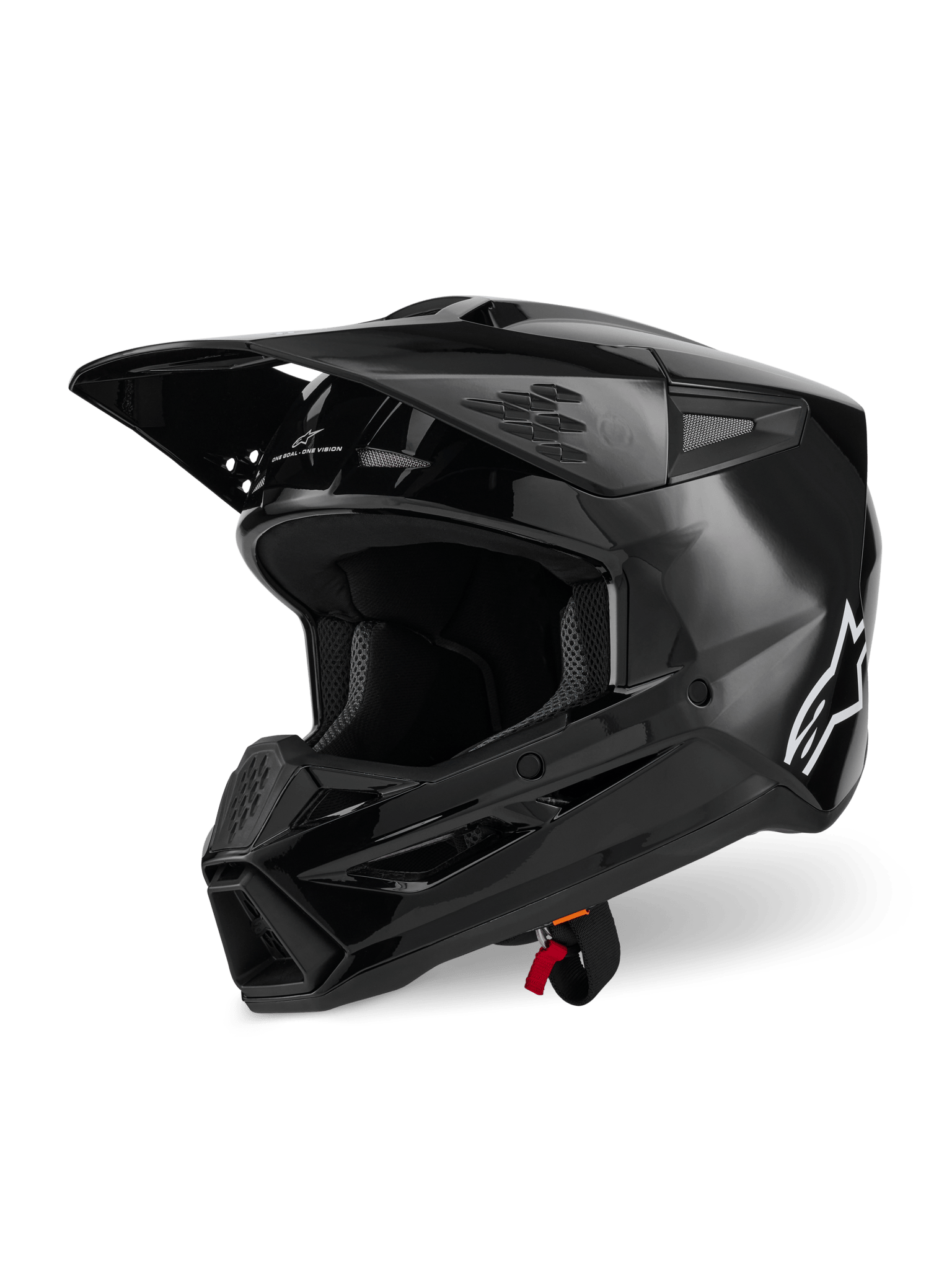 Alpinestars S - M3 Solid Helmet ECE 22.06 Black Glossy - MxProStoreParts