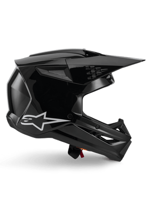 Alpinestars S-M3 Casco Sólido ECE 22.06 Negro Brillante