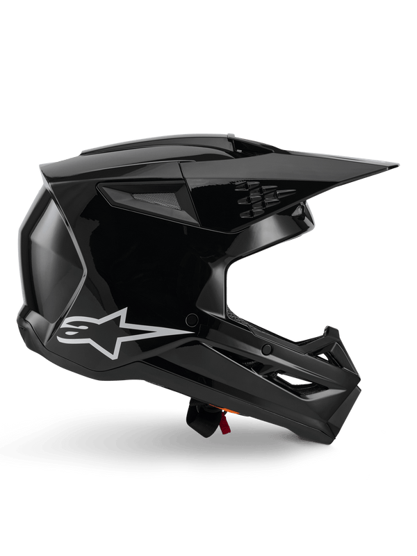Alpinestars S - M3 Solid Helmet ECE 22.06 Black Glossy - MxProStoreParts