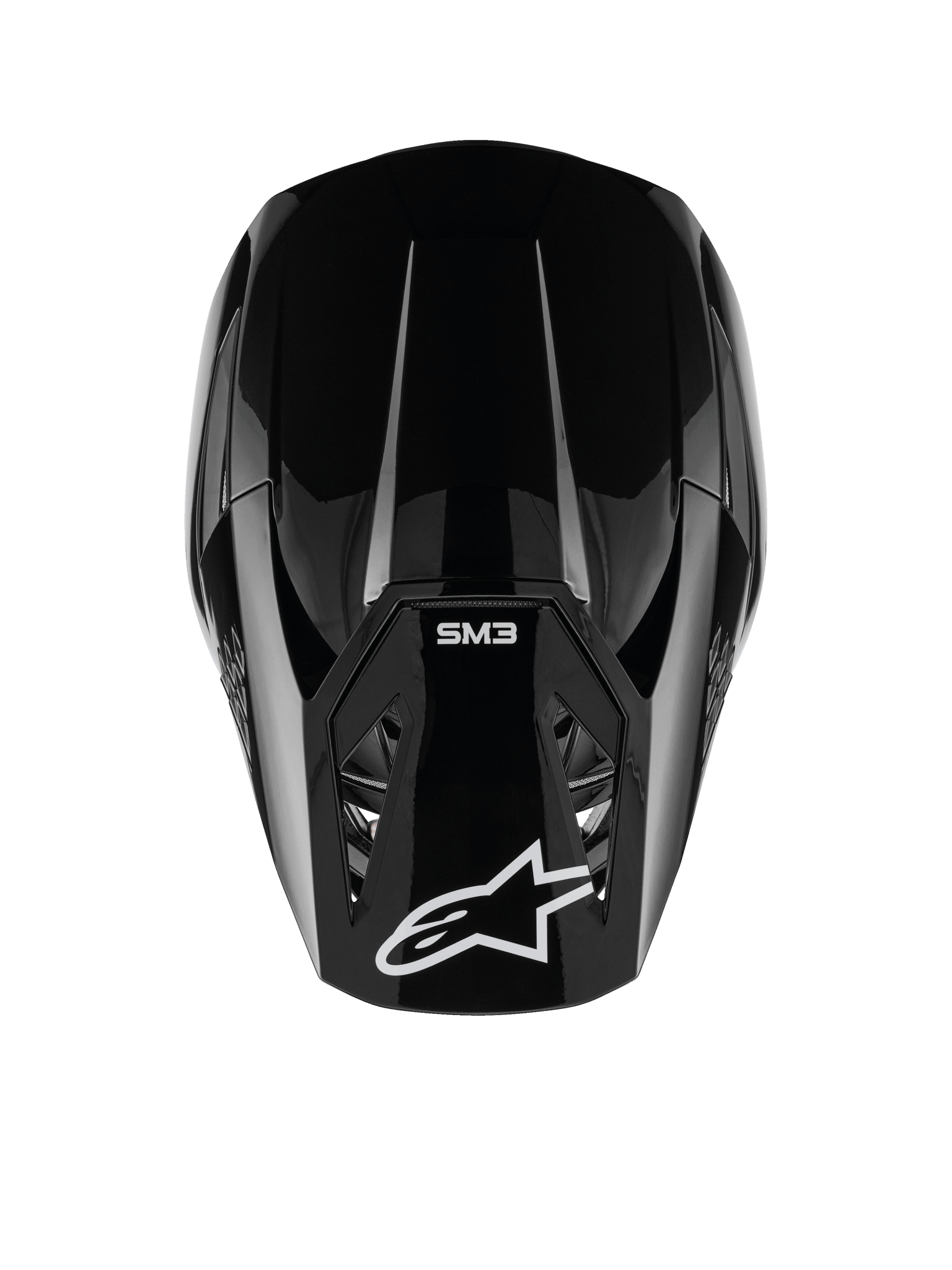 Alpinestars S - M3 Solid Helmet ECE 22.06 Black Glossy - MxProStoreParts