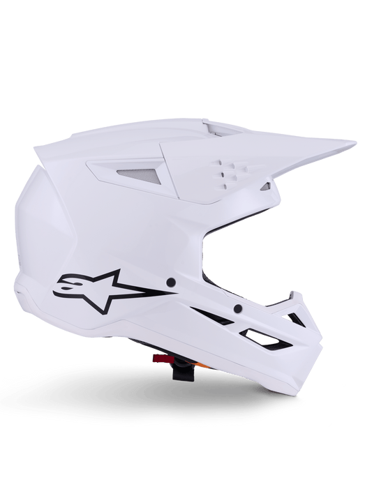 Alpinestars S - M3 Solid Helmet ECE 22.06 White Glossy - MxProStoreParts