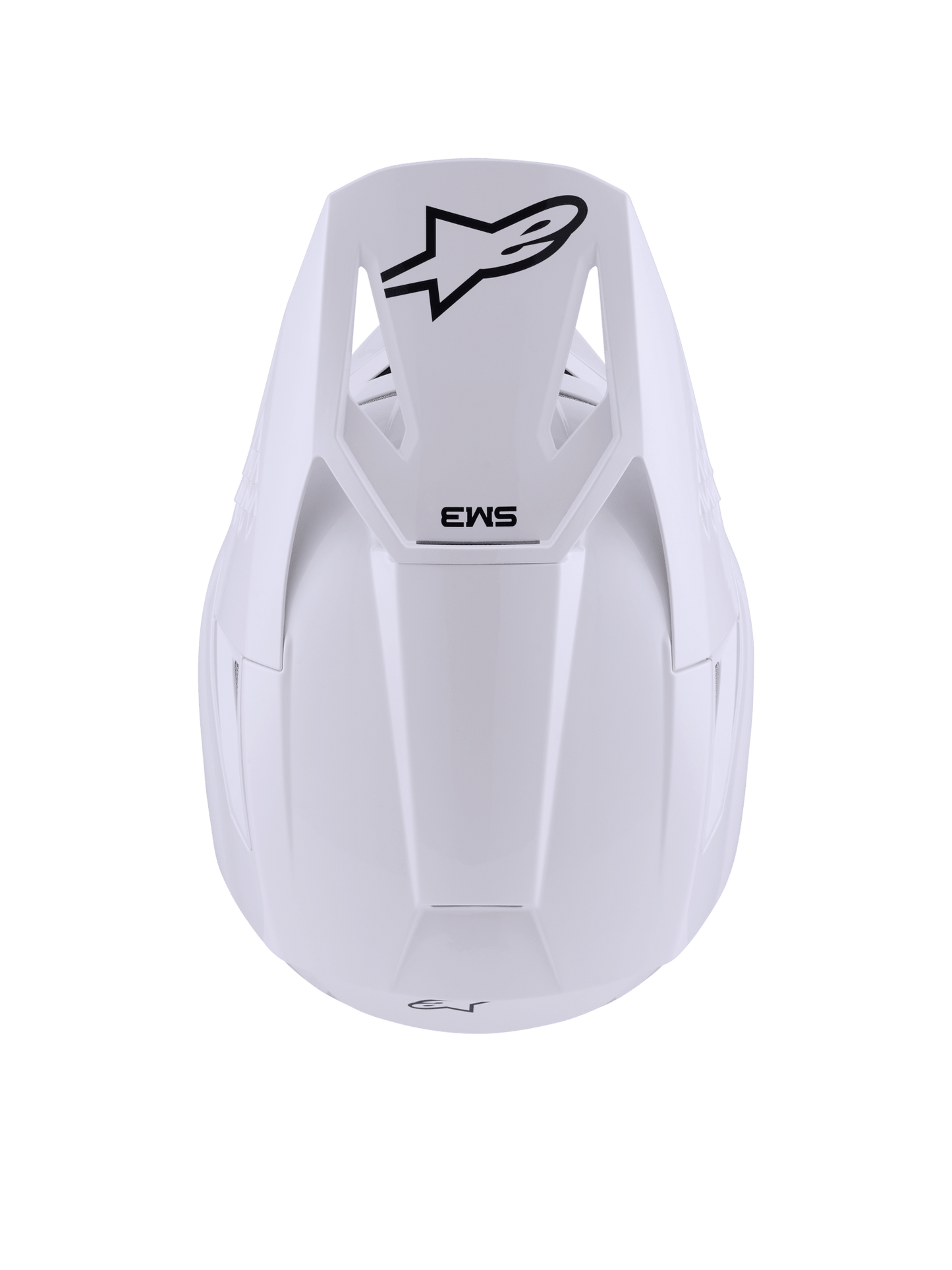 Alpinestars S-M3 Festes Helm ECE 22.06 glänzend weiß - MxProStoreParts