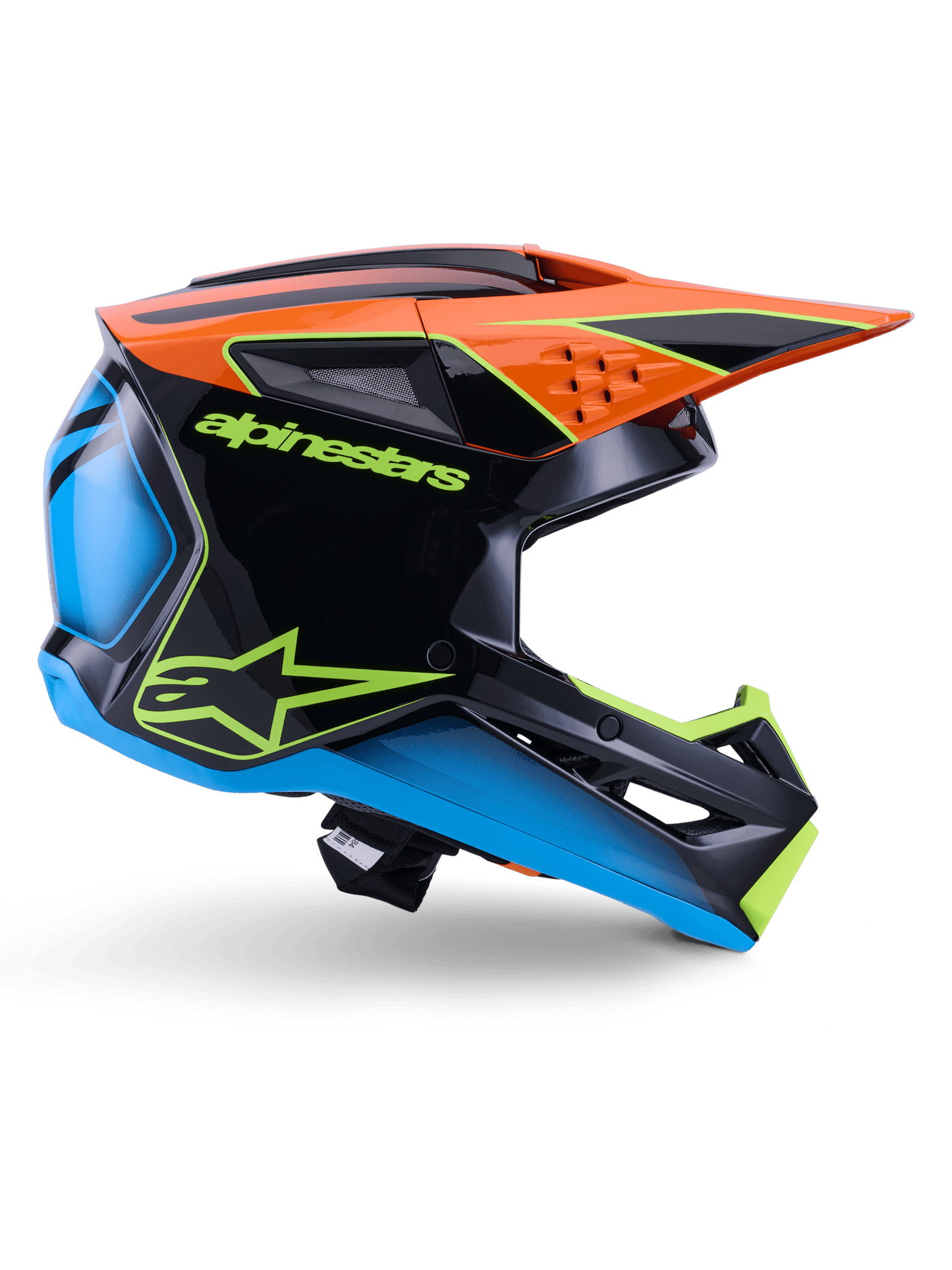 Alpinestars S - M3 Fray Helm ECE 22.06 Schwarz Orange Gelb - MxProStoreParts