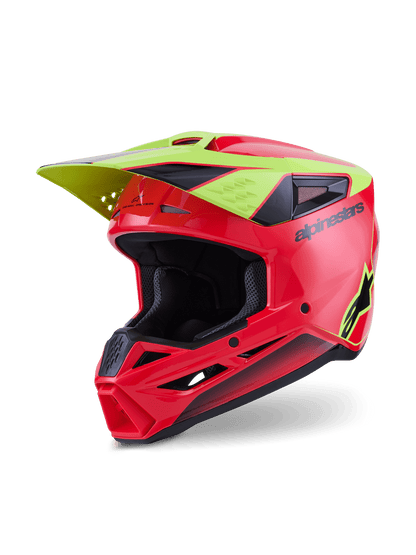 Alpinestars S - M3 Fray Helm ECE 22.06 Fluo Black Glossy - MxProStoreParts