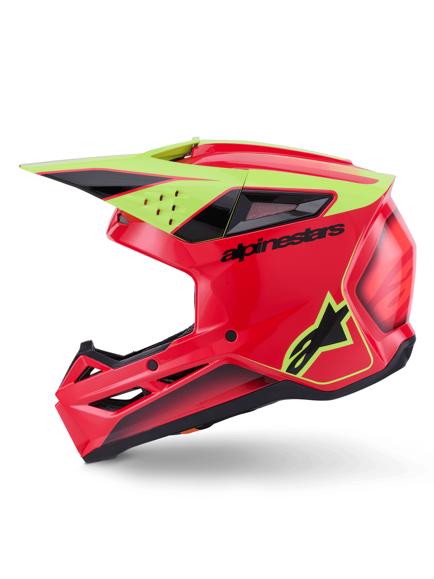 Alpinestars S - M3 Fray Helm ECE 22.06 Fluo Black Glossy - MxProStoreParts