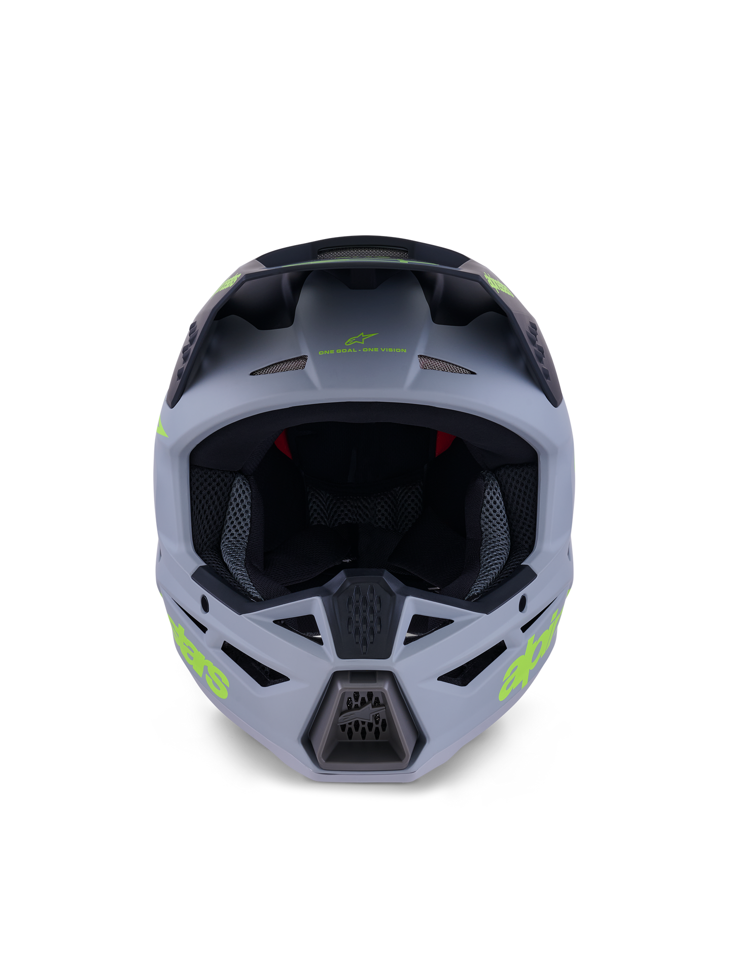 Alpinestars S-M3 Radium Helm Gray Black Yellow Fl Matt