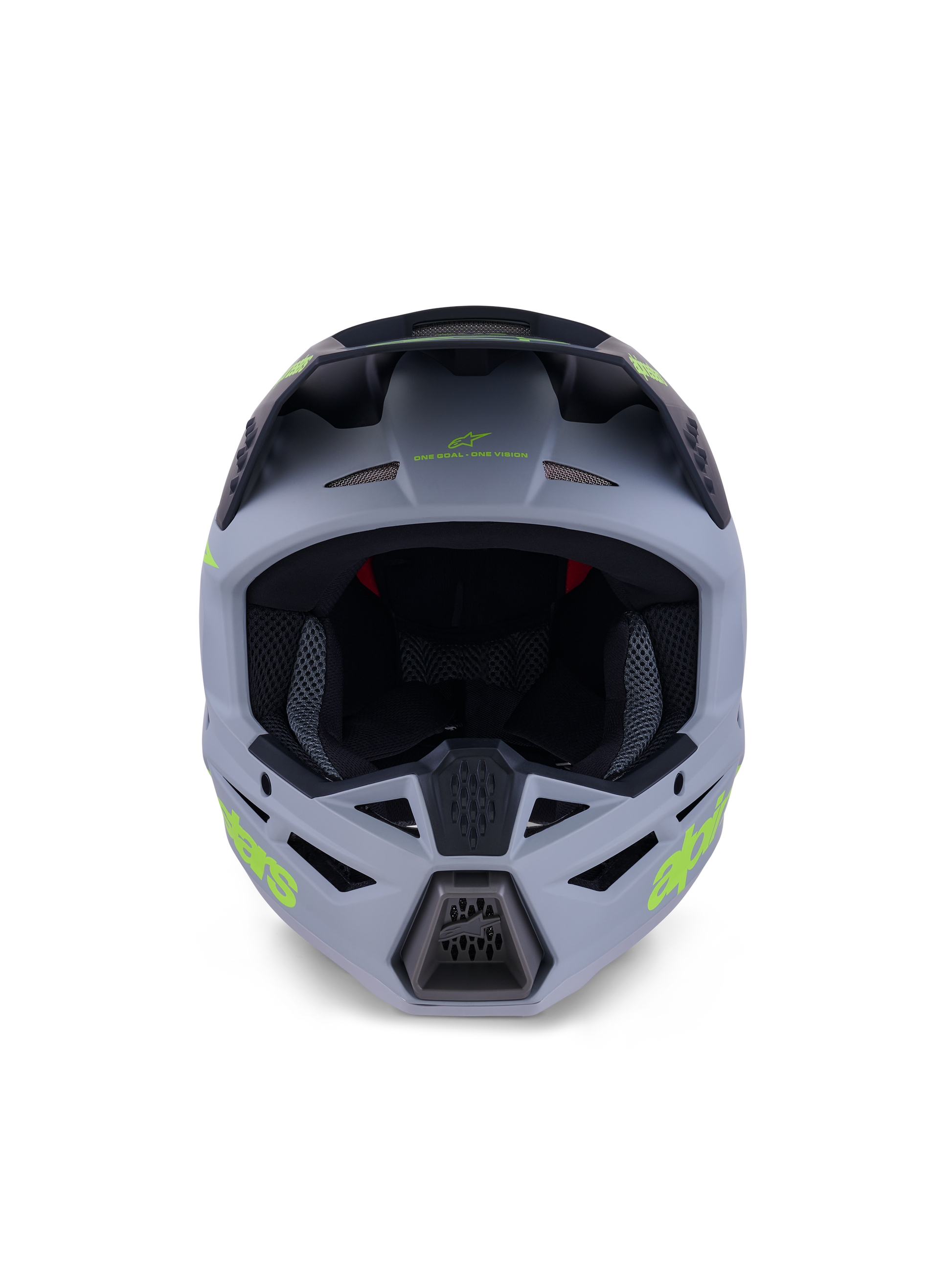 Alpinestars S-M3 Radium Helm Gray Black Yellow Fl Matt