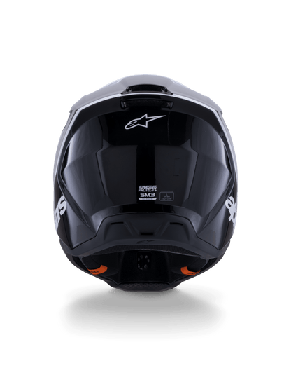 Alpinestars S - M3 Radium Helm ECE 22.06 Schwarz Weiß Grau Glänzend - MxProStoreParts