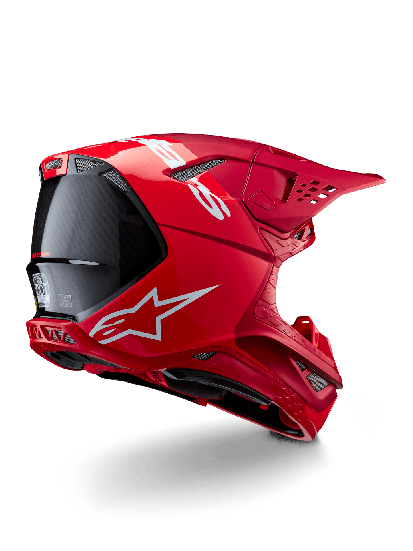 Alpinestars Supertech M10 Flood Helm ECE 22.06 Rood Fluor Rood - MxProStoreParts