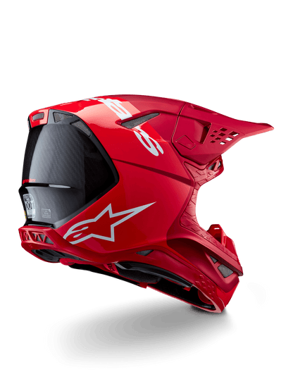 Alpinestars Supertech M10 Flood Helm ECE 22.06 Rood Fluor Rood - MxProStoreParts