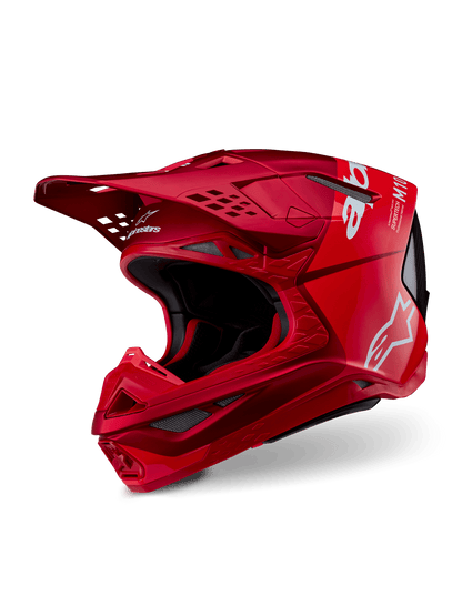 Alpinestars Supertech M10 Flood Helm ECE 22.06 Rood Fluor Rood - MxProStoreParts