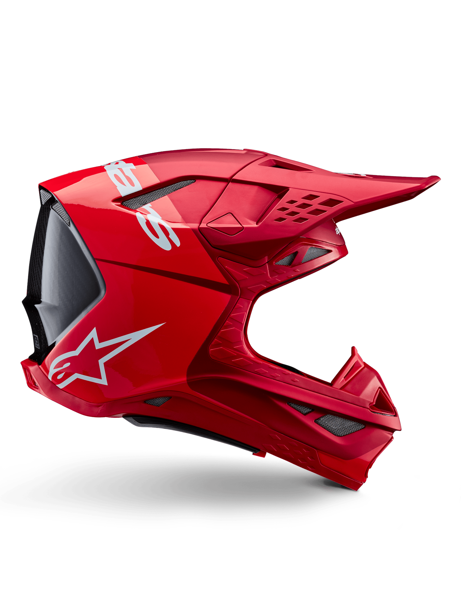 Alpinestars Supertech M10 Flood Helm ECE 22.06 Rood Fluor Rood - MxProStoreParts