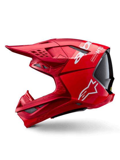 Alpinestars Supertech M10 Flood Helm ECE 22.06 Rood Fluor Rood - MxProStoreParts