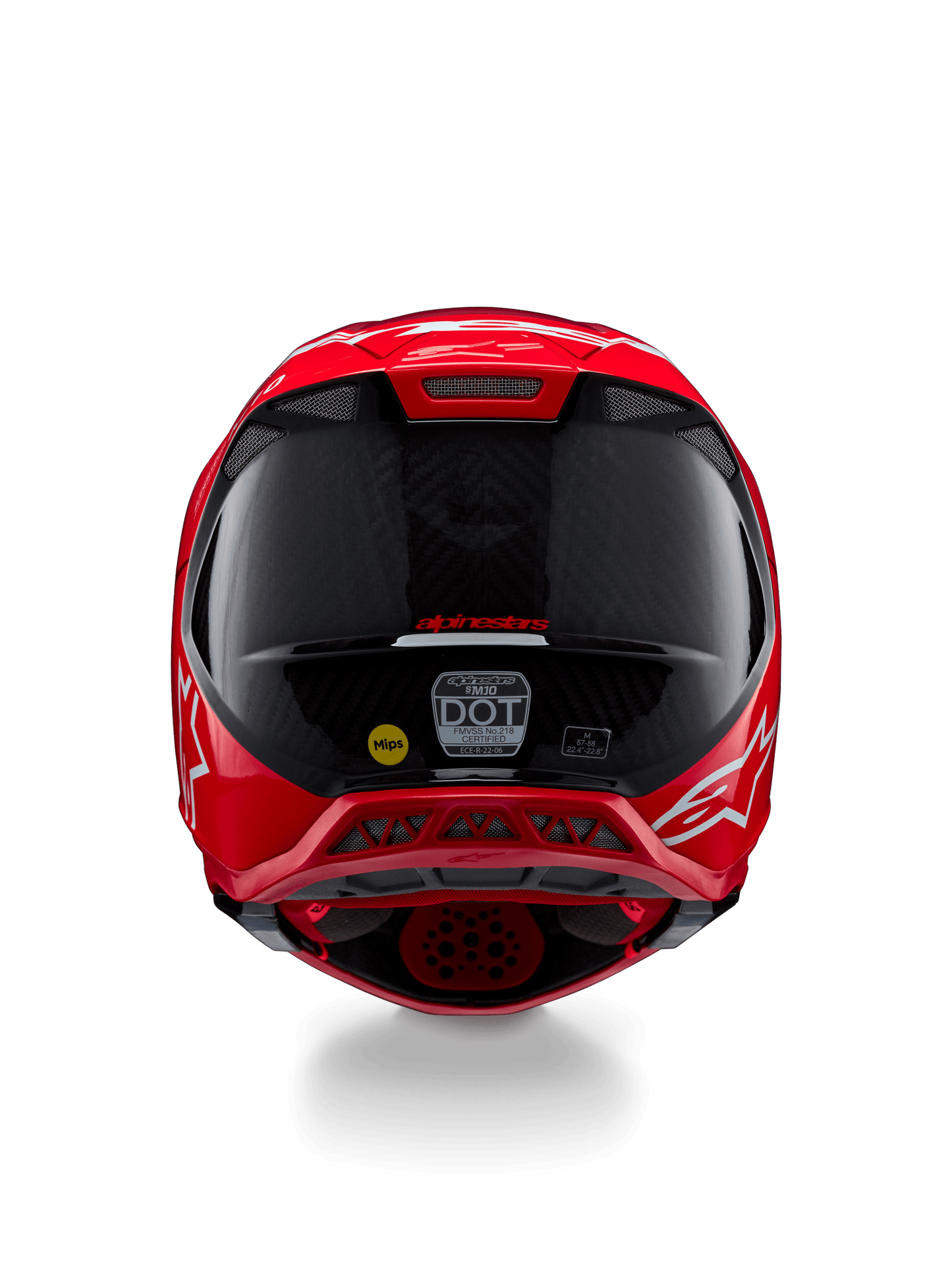 Alpinestars Supertech M10 Flood Helm ECE 22.06 Rood Fluor Rood - MxProStoreParts