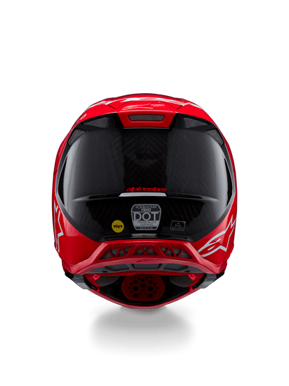 Alpinestars Supertech M10 Flood Helm ECE 22.06 Rood Fluor Rood - MxProStoreParts