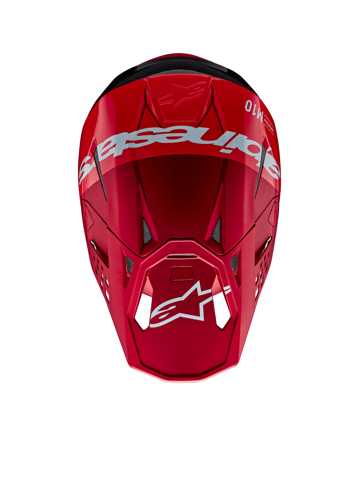 Alpinestars Supertech M10 Flood Helm ECE 22.06 Rood Fluor Rood - MxProStoreParts