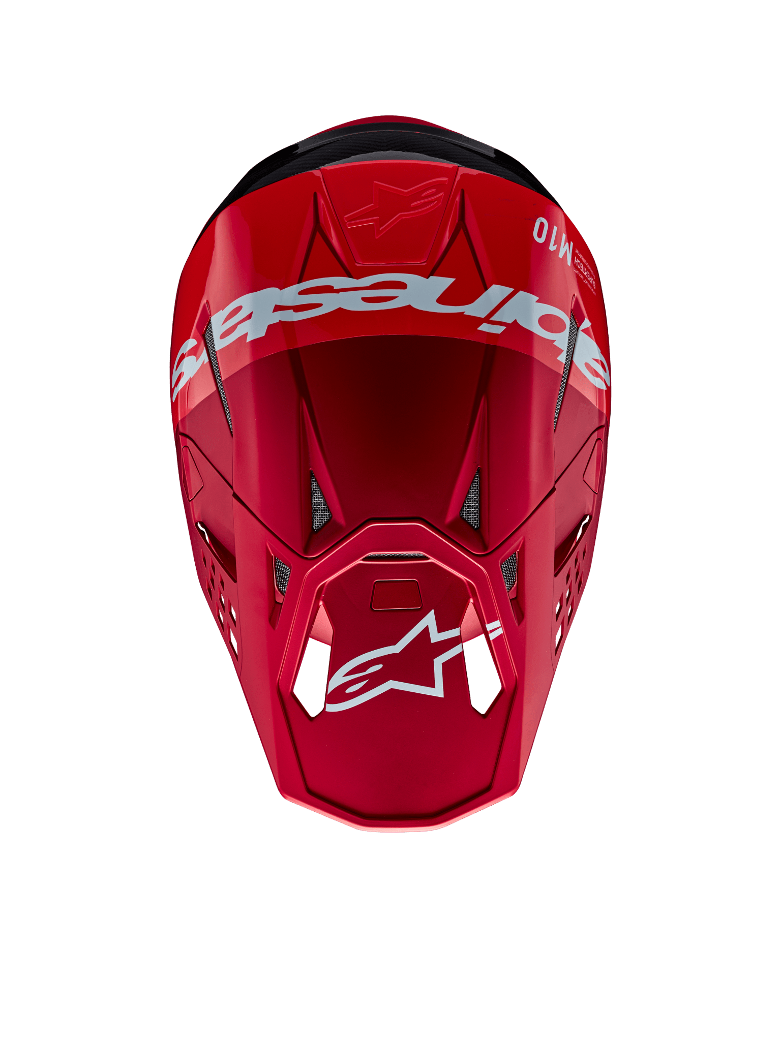 Alpinestars Supertech M10 Flood Helm ECE 22.06 Rood Fluor Rood - MxProStoreParts