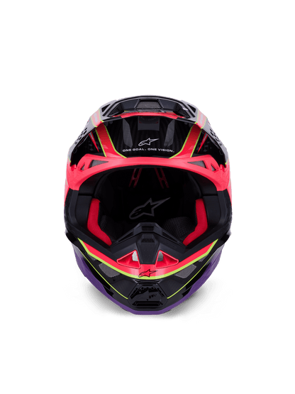Alpinestars Supertech M10 Era Helm Carbon MIPS Pink Violet Fluo - MxProStoreParts