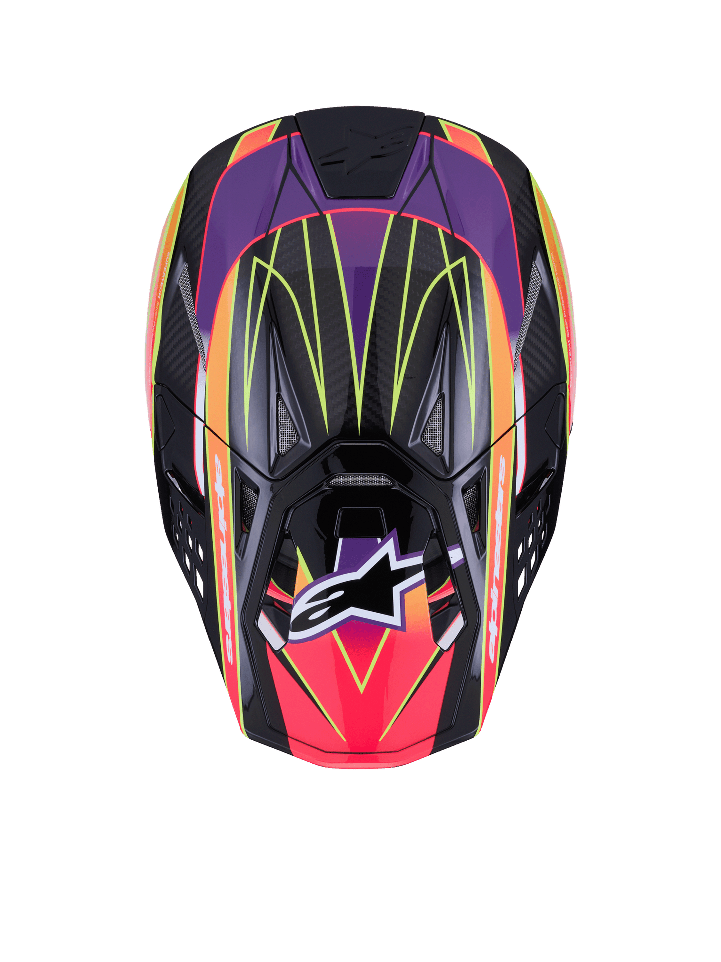 Alpinestars Supertech M10 Era Helm Carbon MIPS Pink Violet Fluo - MxProStoreParts