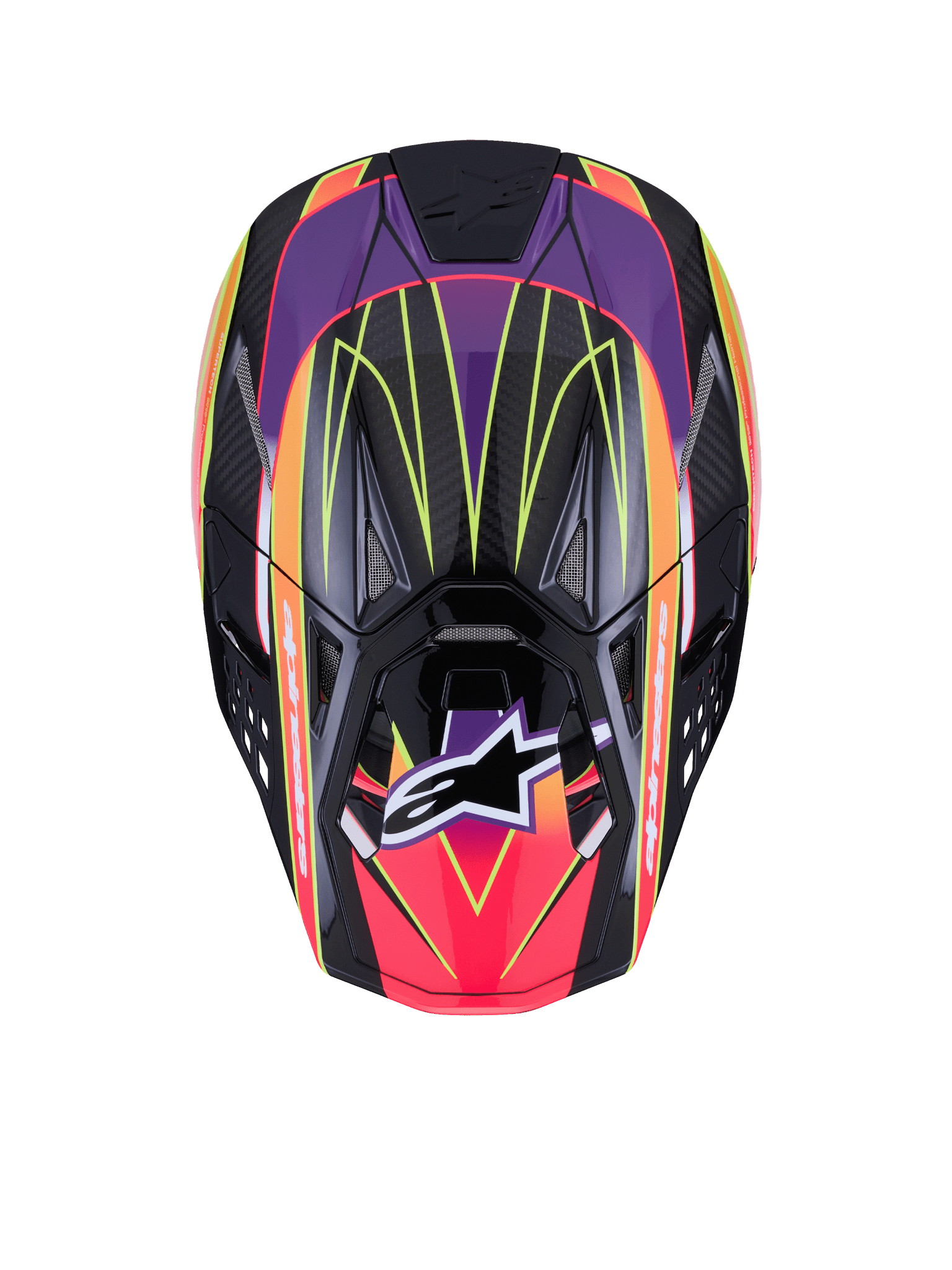 Alpinestars Supertech M10 Era Helm Carbon MIPS Pink Violet Fluo - MxProStoreParts