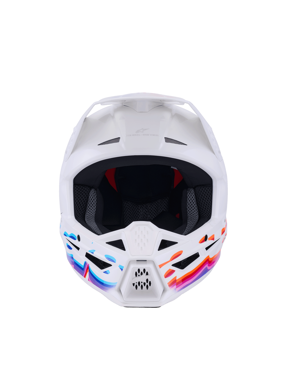 Alpinestars S-M3 Force OCD Helm Wit Glanzend