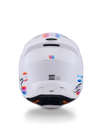 Alpinestars S-M3 Force OCD Helm Wit Glanzend
