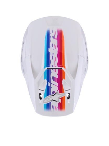 Alpinestars S-M3 Force OCD Helm Wit Glanzend