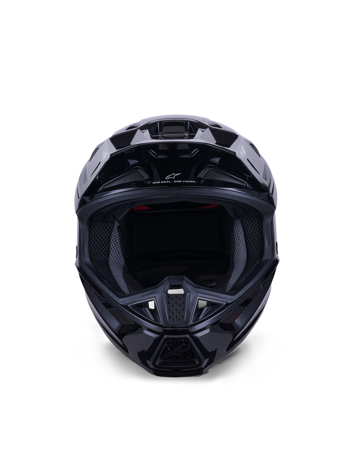 Alpinestars S‑M7 Solid Helm ECE 22.06 Zwart Glanzend - MxProStoreParts