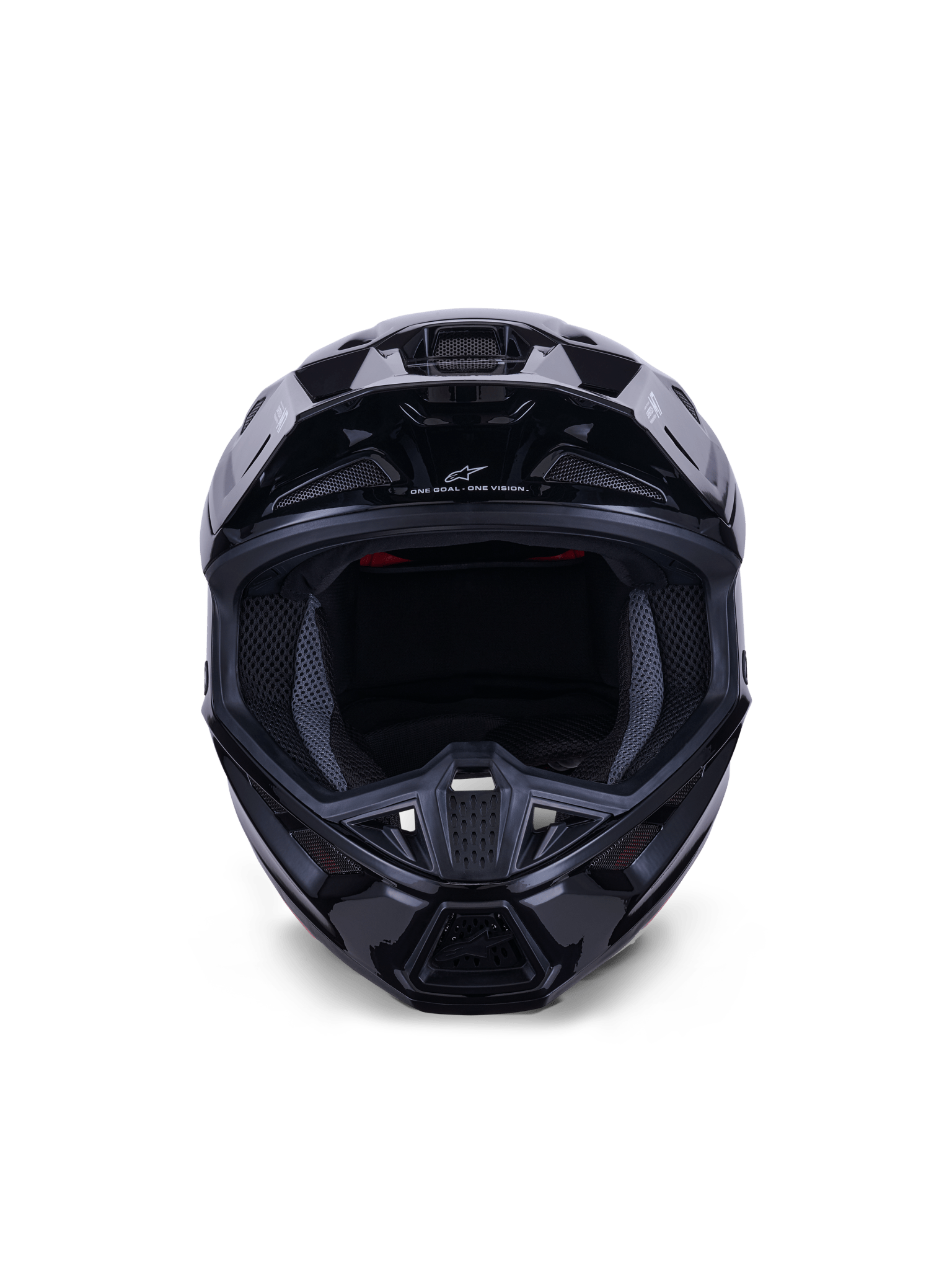 Alpinestars S‑M7 Solid Helm ECE 22.06 Zwart Glanzend - MxProStoreParts