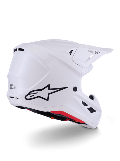 Alpinestars S - M7 Solid Helmet Off‑Road White Glossy ECE 22.06 - MxProStoreParts