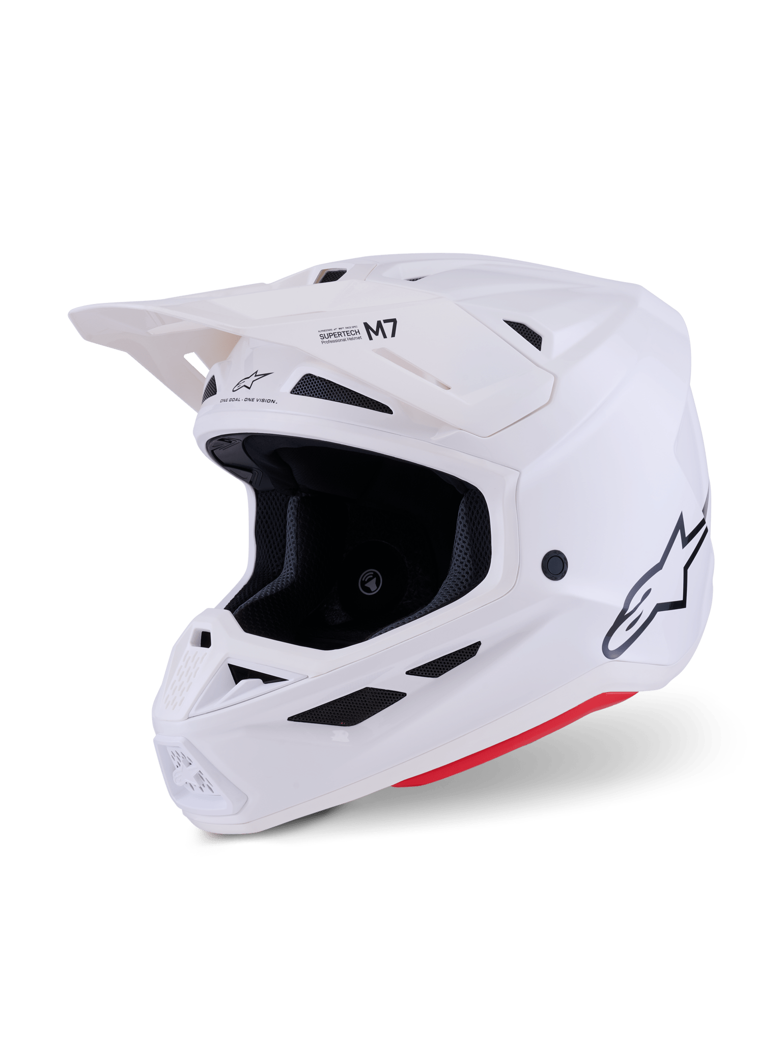 Alpinestars S - M7 Solid Helmet Off‑Road White Glossy ECE 22.06 - MxProStoreParts