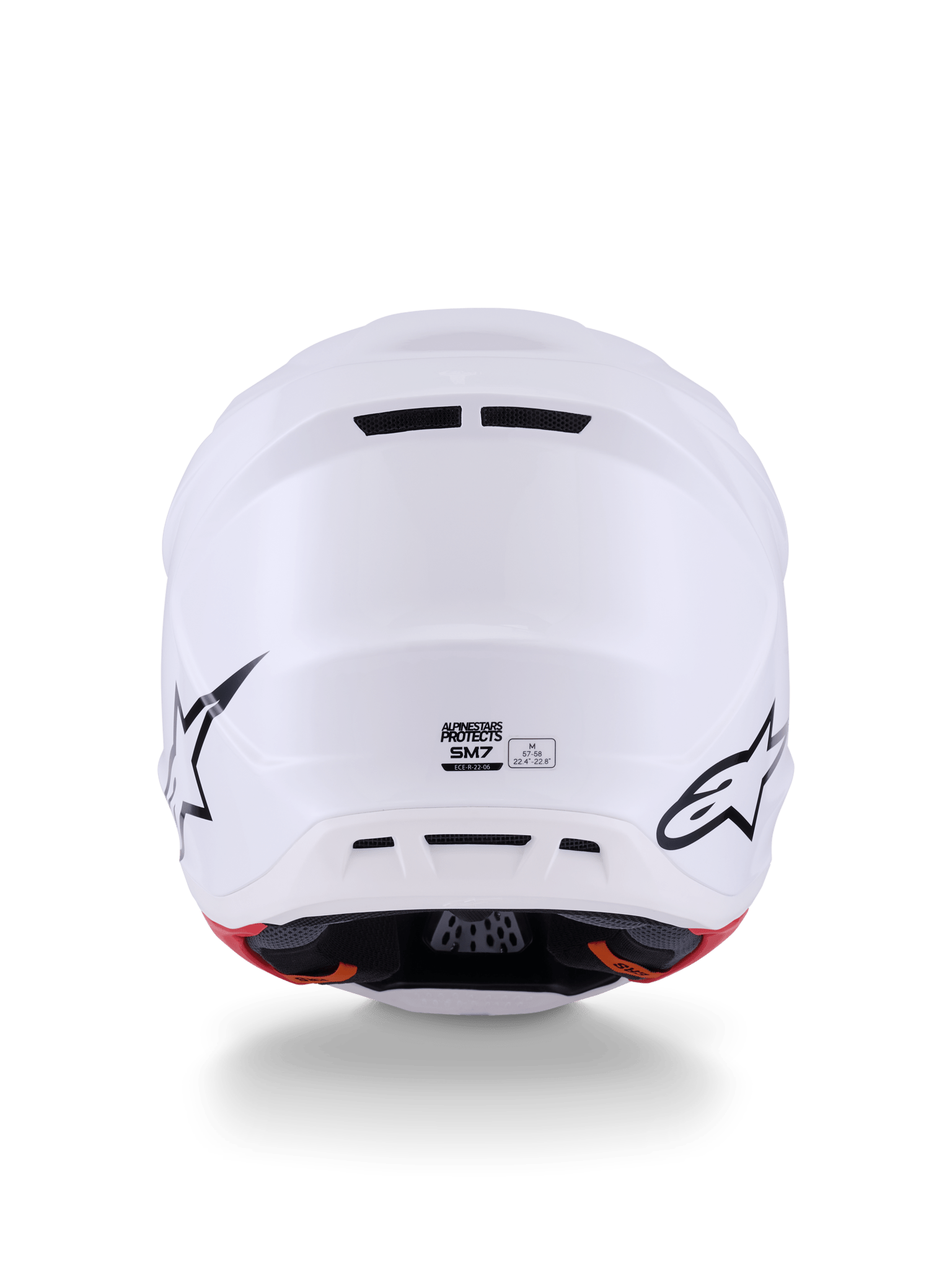Alpinestars S - M7 Solid Helmet Off‑Road White Glossy ECE 22.06 - MxProStoreParts