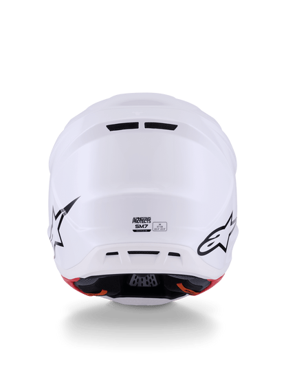 Alpinestars S - M7 Solid Helmet Off‑Road White Glossy ECE 22.06 - MxProStoreParts