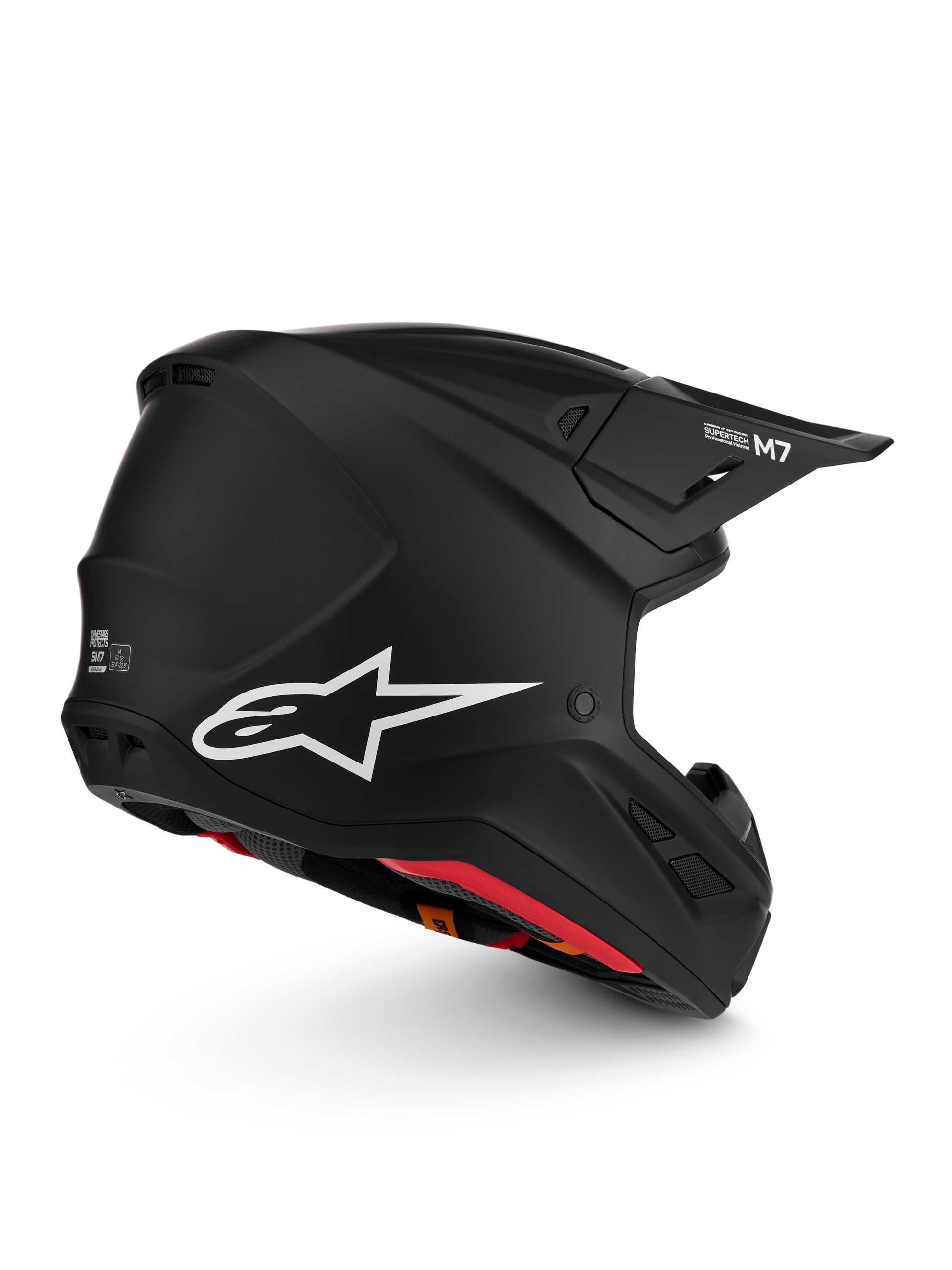 Alpinestars S-M7 Solid Helm ECE 22.06 2027 Zwart Mat