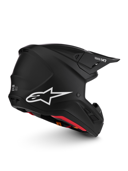 Alpinestars S-M7 Solid Helm ECE 22.06 2027 Zwart Mat