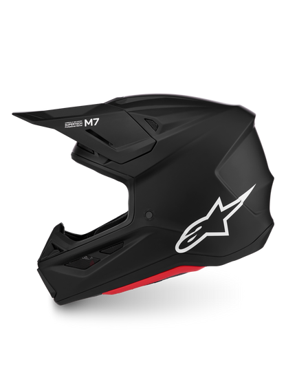 Alpinestars S-M7 Solid Helm ECE 22.06 2027 Zwart Mat