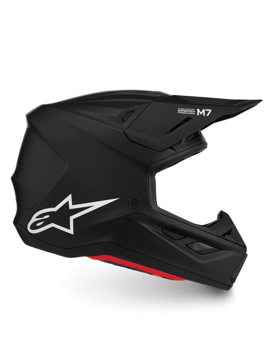 Alpinestars S-M7 Solid Helm ECE 22.06 2027 Zwart Mat - MxProStoreParts