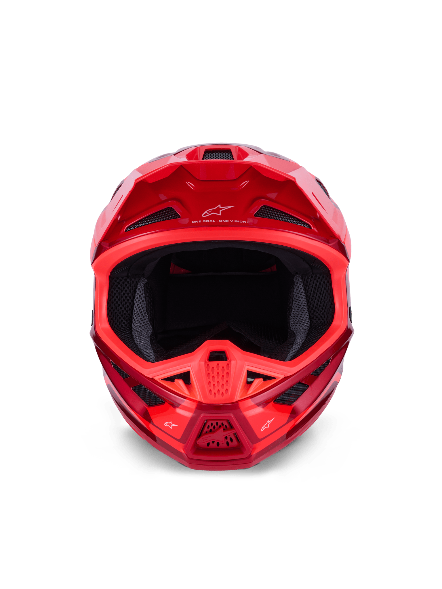 Alpinestars S-M7 Core Off-Road Helm ECE 22.06 Glänzendes Rot - MxProStoreParts