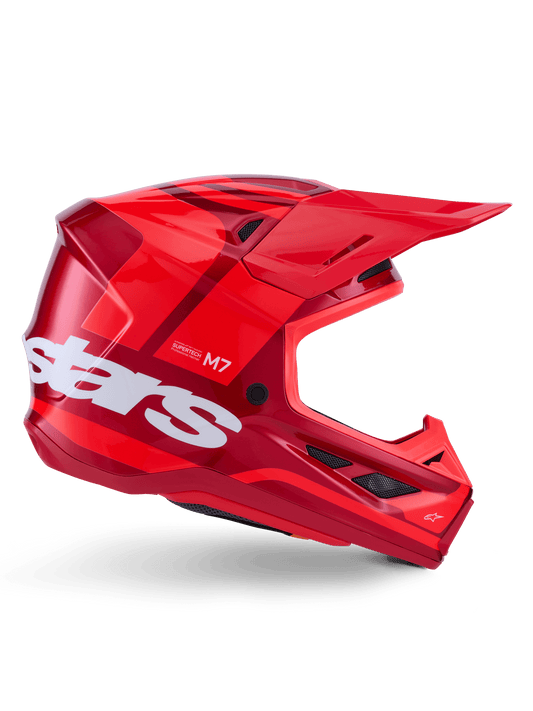 Alpinestars S - M7 Core Off‑Road Helm ECE 22.06 Rood Glanzend - MxProStoreParts