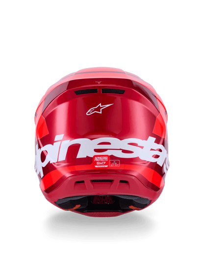 Alpinestars S - M7 Core Offroad-Helm ECE 22.06 Glänzend Rot - MxProStoreParts