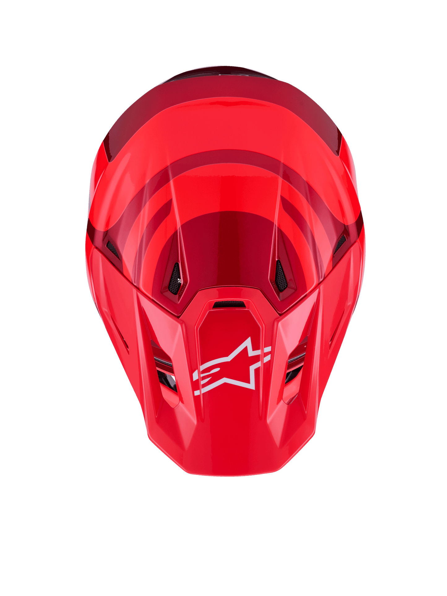 Alpinestars S-M7 Core Off-Road Helm ECE 22.06 glänzend rot - MxProStoreParts
