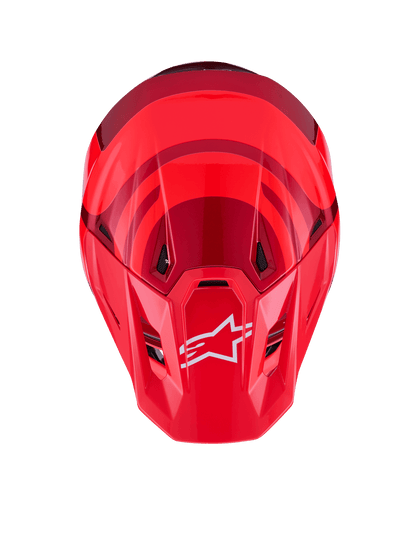 Alpinestars S-M7 Core Off-Road Helm ECE 22.06 glänzend rot - MxProStoreParts