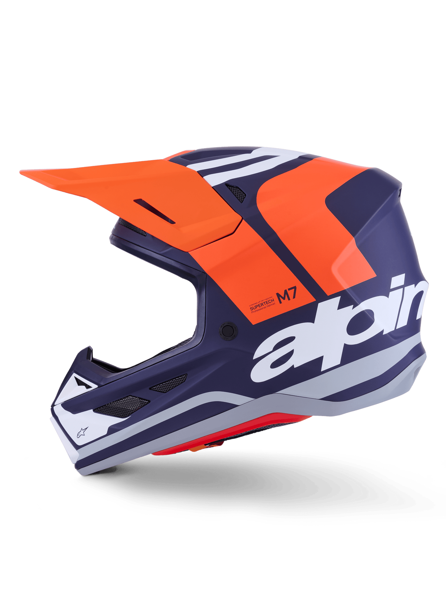 Alpinestars S - M7 Core Helm ECE 22.06 Orange Blau Matt - MxProStoreParts